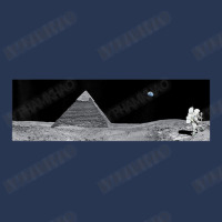 Pyramid On The Moon Conspiracy Ancient Alien Ladies Denim Jacket | Artistshot