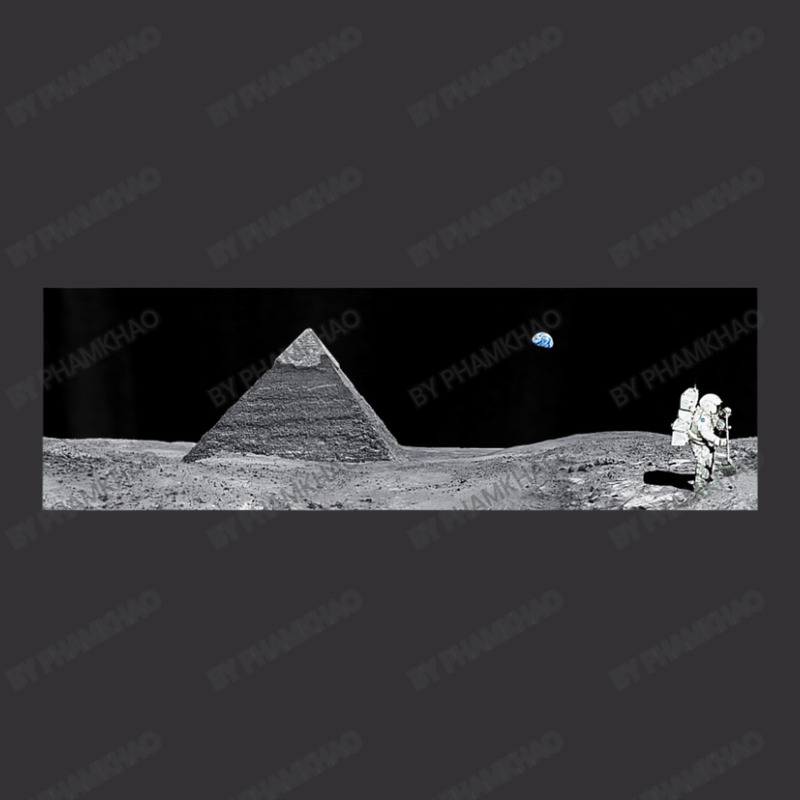 Pyramid On The Moon Conspiracy Ancient Alien Vintage Hoodie by phamkhao | Artistshot