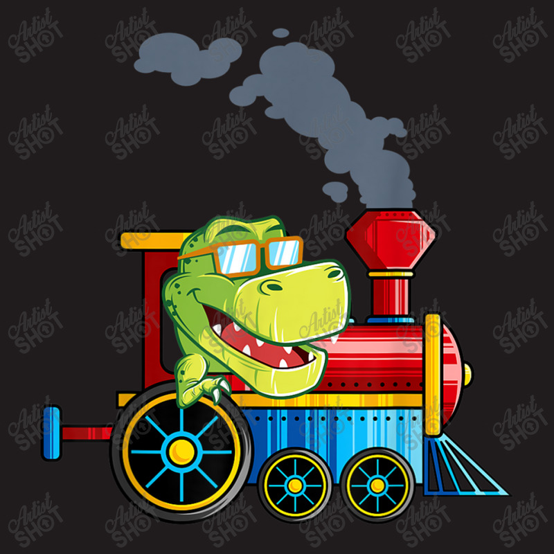 Funny Dinosaur Riding A Train Tyrannosaurus Dino Boys Girls Waist Apron | Artistshot