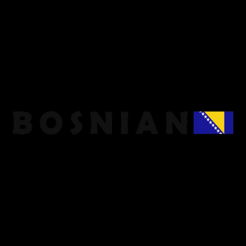 Bosnian Text And Flag Zipper Hoodie by CarlosMurillo | Artistshot