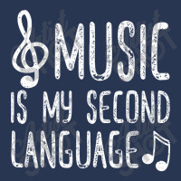 Music Is My Second Language Men Denim Jacket | Artistshot