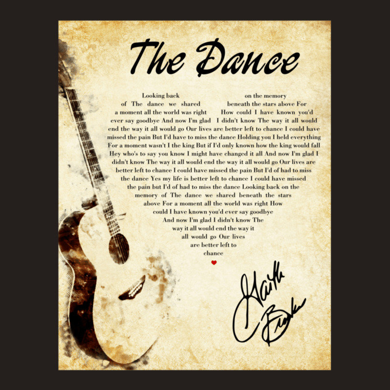 The Dance Looking Back On The Memory Of The Dance We Shared Pop Art Ca Tank Top | Artistshot