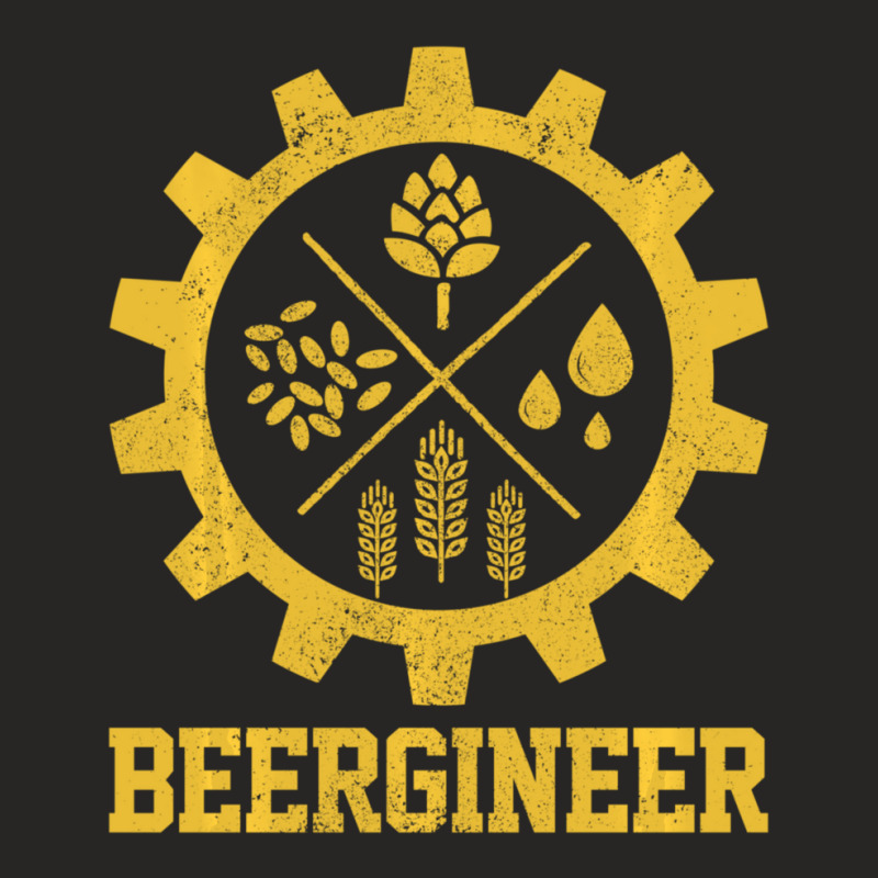 Beergineer Homebrew Home Brewing Craft Beer Brewer Gift Ladies Fitted T-Shirt by behindcedar22 | Artistshot