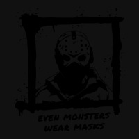 Even Monsters Wear Masks - Jason Baby Beanies | Artistshot