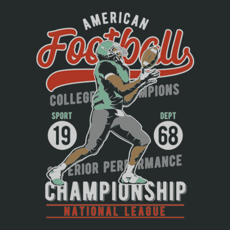 American Football National League Women's Triblend Scoop T-shirt by CathyCurry | Artistshot