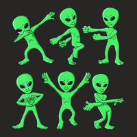 Dancing Aliens Dance Challenge Boys Girls Kids Halloween Ladies Fitted T-shirt | Artistshot