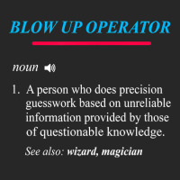 Blow Up Operator Definition T Shirt Women's Pajamas Set | Artistshot