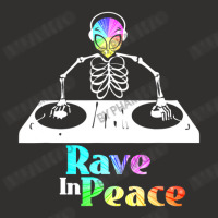 Rave In Peace Alien And Skeleton Trippy Rave Champion Hoodie | Artistshot