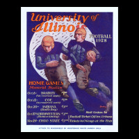 Vintage Football Advertisement. University Of Illinois 1928. Zipper Hoodie | Artistshot