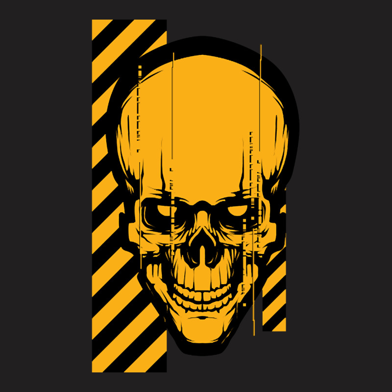 Warning Skull T-shirt | Artistshot