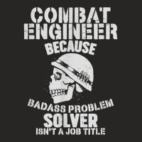 Combat Engineer Problem Solver Combat Engineering T Shirt Ladies Fitted T-shirt | Artistshot