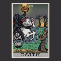 Death Tarot Card Headless Horseman Halloween Spooky Gothic Vintage Hoodie And Short Set | Artistshot