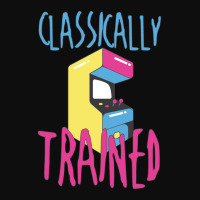 Classically Trained Arcade Game Video Game Gifts Crop Top | Artistshot