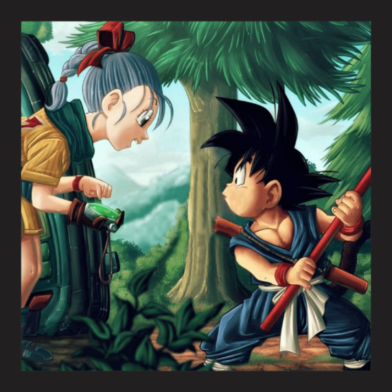 The First Meeting Between Goku And Bulma Gift T-shirt | Artistshot