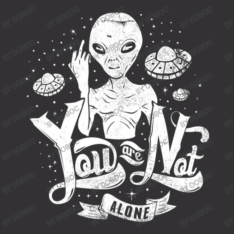 Alien Flipping The Bird You Are Not Alone Ufo Vintage Short | Artistshot