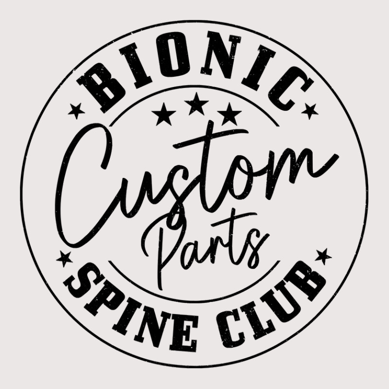 Back Surgery Bionic Custom Parts Spine Club Recovery Pocket T-Shirt by WZ90 | Artistshot