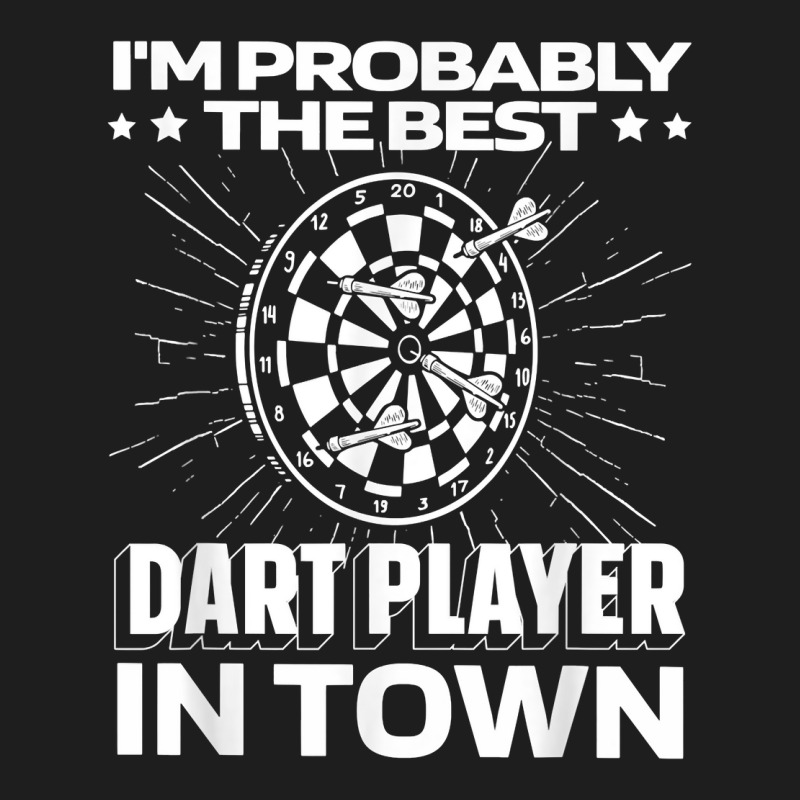 Funny Darts   Dartboard Arrow Darting T Shirt Classic T-shirt by cm-arts | Artistshot