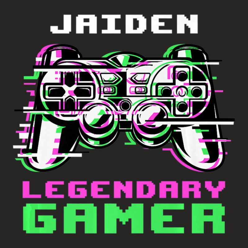 Jaiden Legendary Gamer Personalized Ladies Fitted T-Shirt by cm-arts | Artistshot