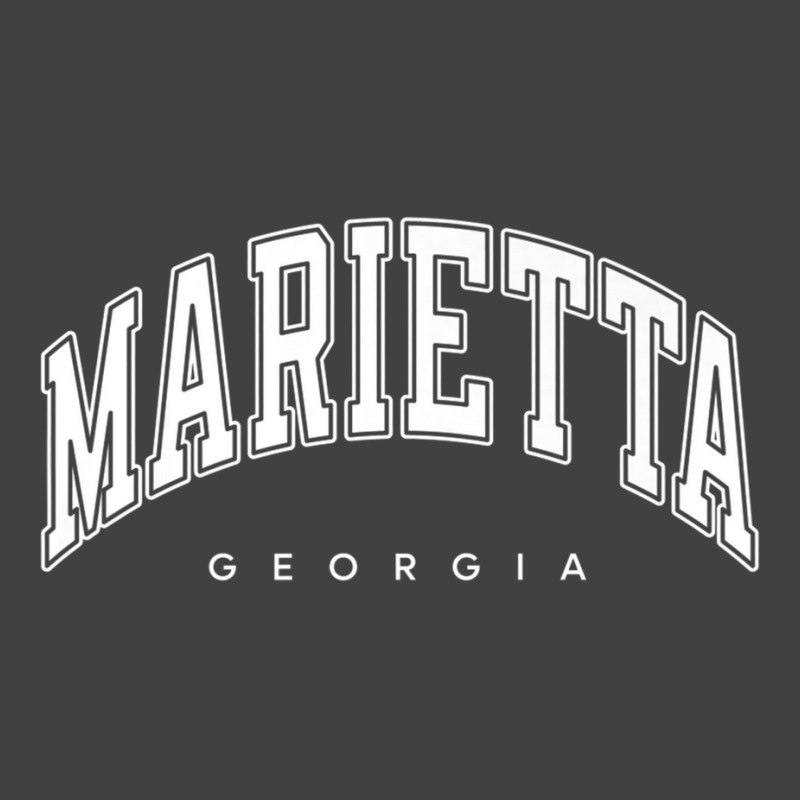 Marietta Georgia Ga Varsity Style White Text Premium T Shirt Vintage T-shirt | Artistshot