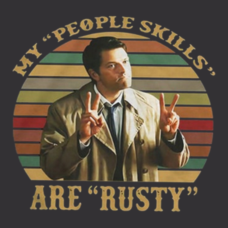 My People Skills Are Rusty Vintage Hoodie | Artistshot