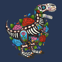 T Rex Dino Sugar Skull Mexico Calavera Dia De Los Muertos Tshirt Ladies Denim Jacket | Artistshot