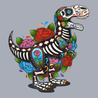 T Rex Dino Sugar Skull Mexico Calavera Dia De Los Muertos Tshirt Tank Dress | Artistshot