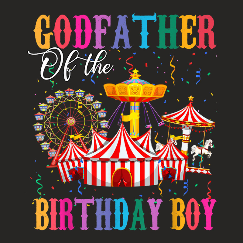 Godfather Of Birthday Boy Ringmaster Circus Birthday Party T Shirt Ladies Fitted T-Shirt by cm-arts | Artistshot