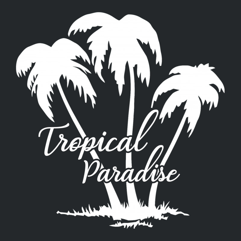 Tropical Paradise For Dark Crewneck Sweatshirt by autlu2024 | Artistshot