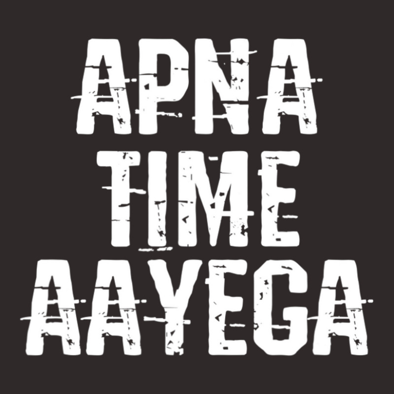 Apna Time Aayega Bollywood Desi Hindi Quote Racerback Tank by bummercaught | Artistshot