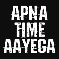 Apna Time Aayega Bollywood Desi Hindi Quote Crop Top | Artistshot