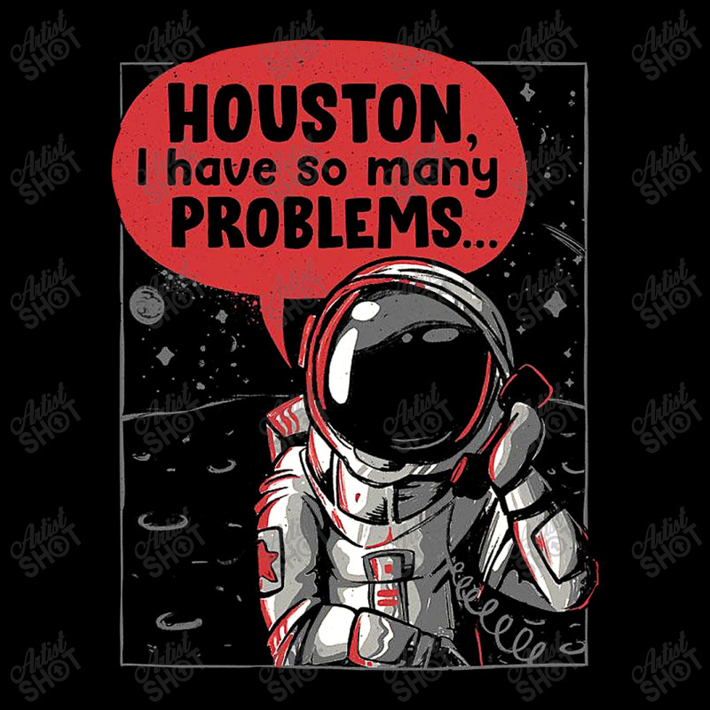 Houston We Have A Problem Cropped Sweater by AnncCurr | Artistshot