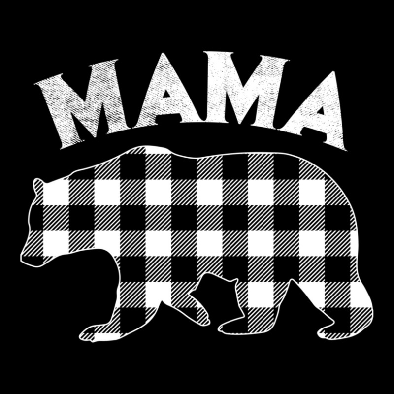 Black And White Buffalo Plaid Mama Bear Christmas Pajama Youth Sweatshirt by behindcedar22 | Artistshot