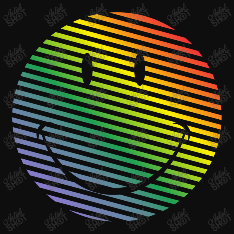 Rainbow Happy Face Crop Top by AnncCurr | Artistshot