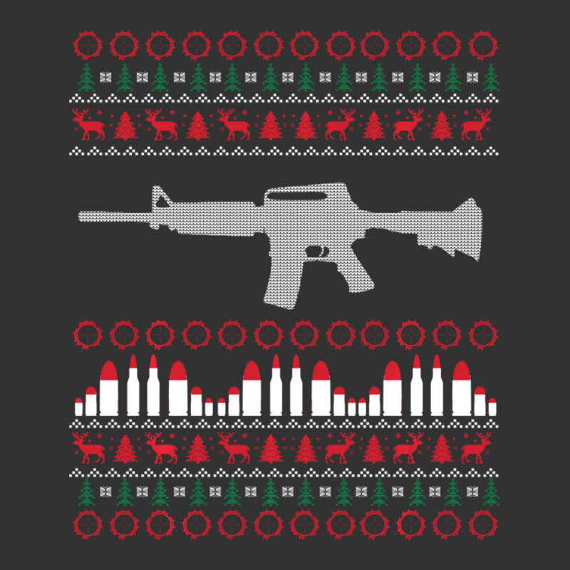 Ar-15 Machine Gun Ugly Christmas Sweater Baby Bodysuit | Artistshot