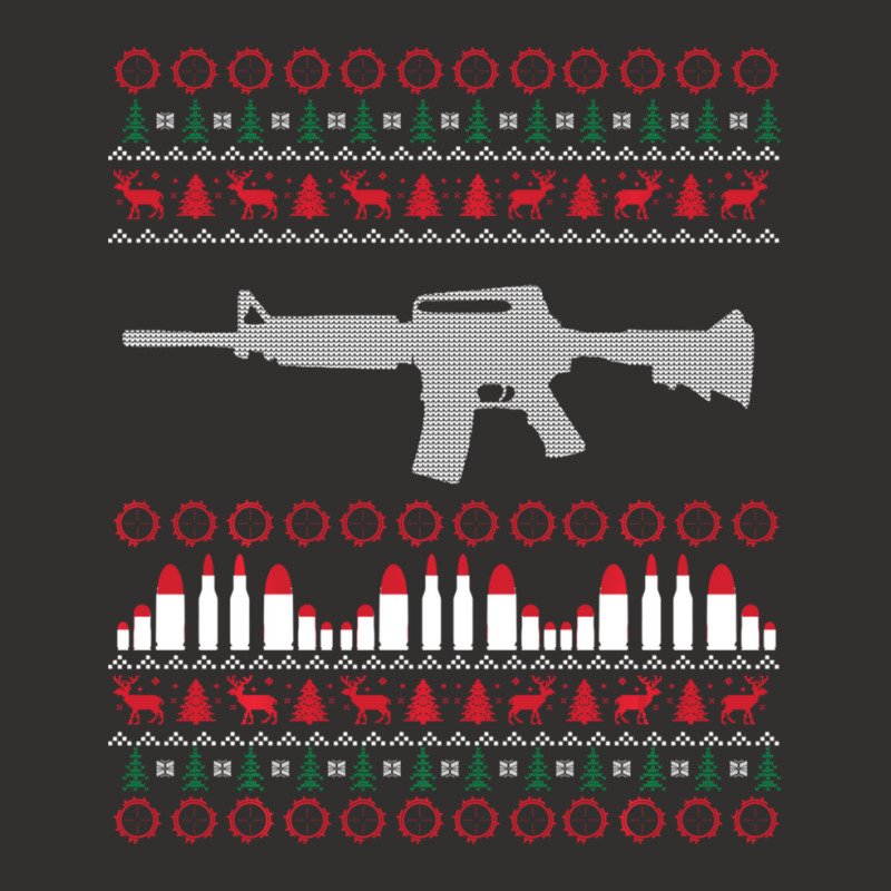 Ar-15 Machine Gun Ugly Christmas Sweater Champion Hoodie | Artistshot