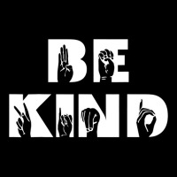 Be Kind Sign Language Deaf Awareness Asl Adjustable Cap | Artistshot