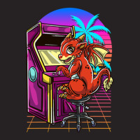 Cyberpunk Arcade Gaming Dragon Video Vintage Cap | Artistshot