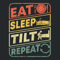 Eat Sleep Tilt Repeat Retro Game Lover Design Arcade Pinball Crewneck Sweatshirt | Artistshot