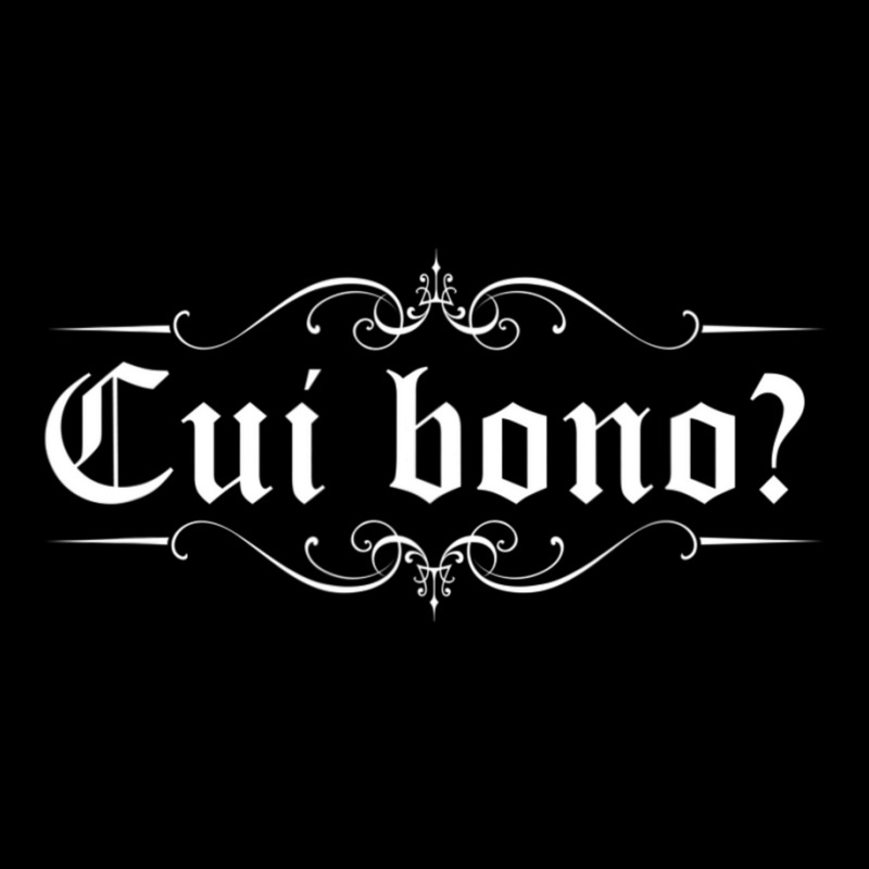 Latin Saying Cui Bono Pocket T-Shirt by cm-arts | Artistshot