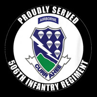 Proudly Served 506th Infantry Regiment Airborne Army Veteran Adjustable Cap | Artistshot