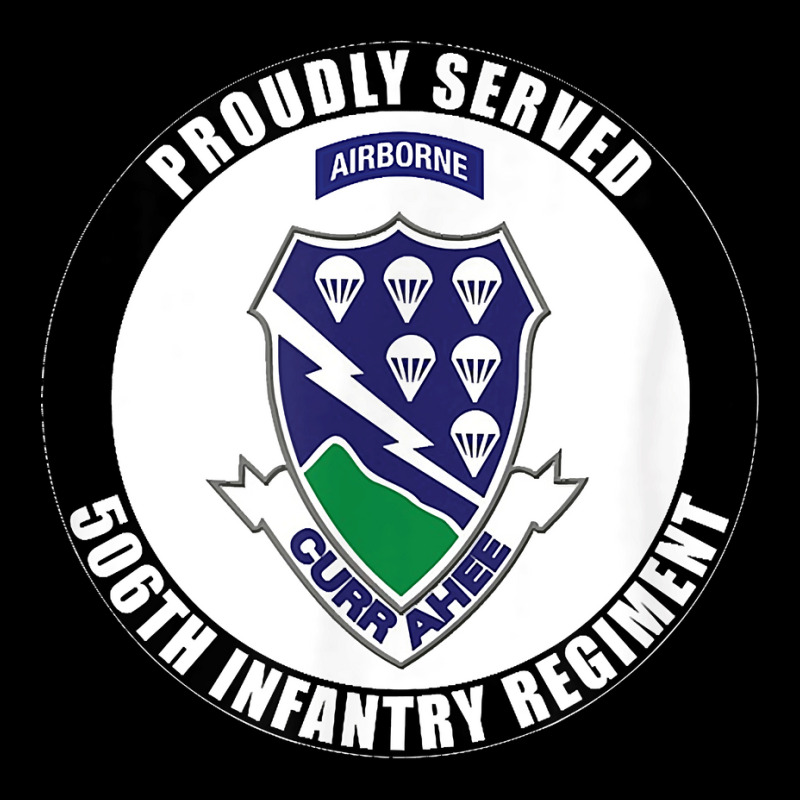 Proudly Served 506th Infantry Regiment Airborne Army Veteran Adjustable Cap by cm-arts | Artistshot