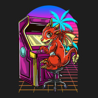 Cyberpunk Arcade Gaming Dragon Video 1 Classic T-shirt | Artistshot