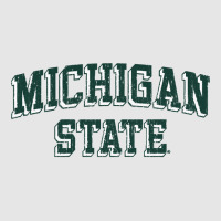 Michigan State Spartans Retro Arch Heather Gray Sweatshirt Full-length Apron | Artistshot