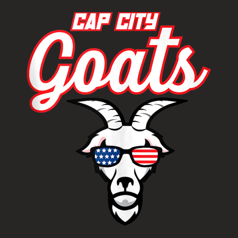 Cap City Goats Tank Top Ladies Fitted T-Shirt by cm-arts | Artistshot