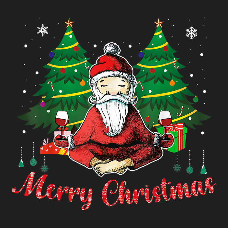 Merry Christmas Light Ugly Pajamas Santa Design Hat Xmas T Shirt Ladies Polo Shirt by cm-arts | Artistshot