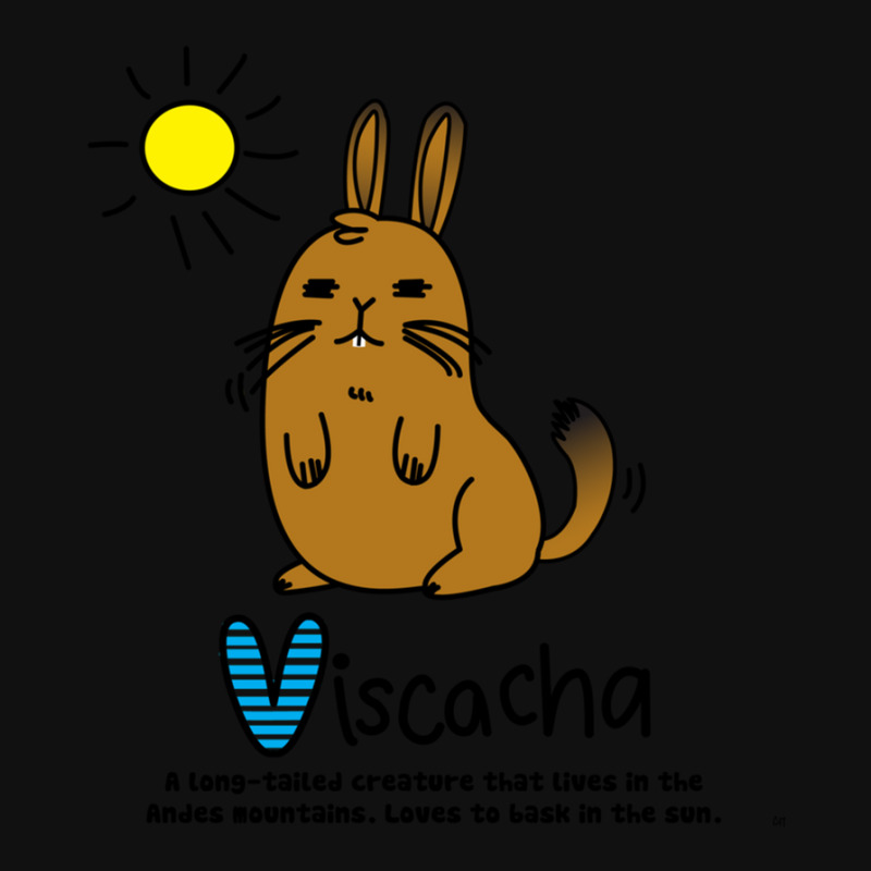 V Is For Viscacha License Plate | Artistshot