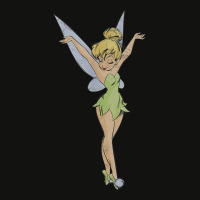 Peter Pan Tinker Bell Arms Up Profile Mirror Dance Scorecard Crop Tee | Artistshot