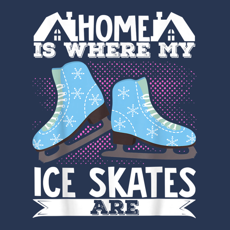 Figure Skater Home Is Where My Ice Skates Are Dancing T Shirt Men Denim Jacket by cm-arts | Artistshot