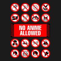 Anime Signs - Not Allowed Full-length Apron | Artistshot