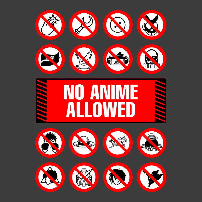 Anime Signs - Not Allowed Men's Polo Shirt | Artistshot